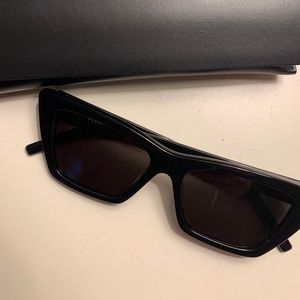 Saint Laurent Cat Eye Acetate Sunglasses